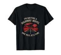 Highway Novel One Mile at a Time Trucker Graphic T-Shirt