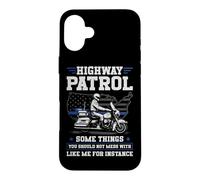 Highway Patrol Police Officer CHP Case for iPhone 16 Plus