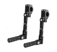 Highway Pegs Mount Kit Motorcycle Adjustable Rider Foot Rests For Harley For Davidson Forty Eight Sportster Seventy Two For Fat Bob 32mm,Motorcycle Accessories(Black 165mm)