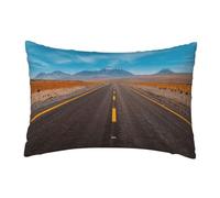 Highway Road In The Desert Landscape Pillow Cases Home Decorative Pillowcase Boudoir 12 X 18 Inch Pattern Throw Pillow Covers