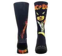 Highway To Hell 360 Dye Sublimation Socks AC/DC Black One Size