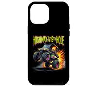 Highway to the 19th Hole Golf Cart Flaming Skull Golfing Case for iPhone 12 Pro Max