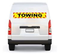 Highways Towing Vehicle Warning Sign Magnetic 500mm x 90mm for Lorry HGV Trailer Vehicle External Grade