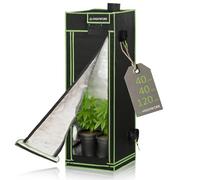 HIGHWERK Grow Tent 40 x 40 x 120 cm, Indoor Grow Tent for Plant Growing, Black Green, Grow Box, Homegrow, Grow Cabinet, Grow Tent, Plant Tent, Propagation Tent, Greenhouse, Indoor Garden