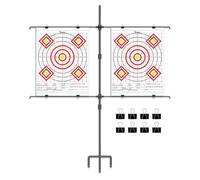 Highwild Adjustable Steel Paper Target Stand with 8 Clips