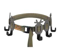 Highwild Treestand Strap Gear Hangers for Hunting Gears Bow - Multi-Hook Accessory Holder - NO Plastic Parts - ON Your Tree in Seconds - 5 Hooks Set (Green)