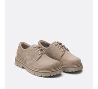 Highwood Lace Low Suede Brogues taupe