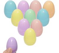 Higoala Pastel Color Easter Eggs， 48 Piece Colorful Plastic Easter Eggs，Plastic Eggs Fillable Empty for Gift Baskets or Egg Hunt