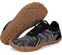 HiGropcore Barefoot Shoes Womens Mens Non-Slip Lightweight Trail Running Shoes Wide Toe Box Zero Drop Minimalist Slip on Hike Shoes Comfortable Outdoor Hike Footwear Barefoot Trainers for Beach