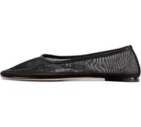 HiGropcore Mesh Ballet Flats Women, 2024 New Strappy Fishnet Buckle Flats, Sexy Mary Jane Ballerina Shoes Comfortable Dress Shoes Slip-on Loafers