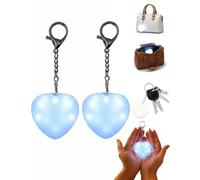 HiGropcore Purse Light for Inside, Wallet Tote Bag Touch Sensing Light, LED Touch Activated Automatic Sensor Handbag, Heart Shaped Purse Lamp for Women (Blue love2)