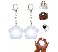 HiGropcore Purse Light for Inside, Wallet Tote Bag Touch Sensing Light, LED Touch Activated Automatic Sensor Handbag, Heart Shaped Purse Lamp for Women (Cat Paw*2)