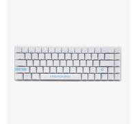 Higround Basecamp 65% Wired USB Mechanical Gaming Keyboards, RGB Programmable, Transparent/Translucent, Hot Swappable, PC Keyboard with Deep Creamy Sound (SKYSTONE -