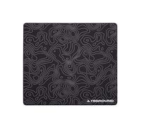 Higround BLACKICE Large Topographic Gaming Mouse Pad, Medium Speed Desktop Mouse Pad, Flat Edge, Full Range of Motion, Non-Slip Rubber Base, Perfect for