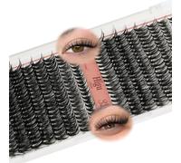 Higu Clace Eyelash Clusters 320PCS, Individual Eyelashes Mixed 9-16mm,Wispy Cluster Lashs Natural Lash Clusters,Eyelash Extensions Easy to Use at Home Eyelash Extension (30D+40D V01)