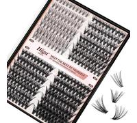 Higu clace Individual Lashes, 280pcs Lash Clusters Extensions C Curl Mix10-16mm 20D 30D 40D 50D Cluster Eyelashes Reusable Soft Wispy DIY Natural Lash Extension at Home - C Curl Mix10-16mm