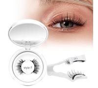 Higu clace Magnetic Eyelashes Natural Look, Waterproof Magnetic lashes with Applicator, No Glue Needed, False Lash Easy to Wear and Remove(STYLE F)