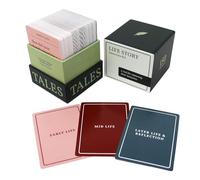 higyee Life Story Interview Kit Cards - 150Pcs Conversation Cards for Families | Funny Family Life Story & Tales Interview Cards | Life Story Interview Cards for Families