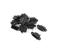 Hihaha 10 Pcs Auto Car Boat Truck Blade ATC Fuse Holder Cover Black Durable Material