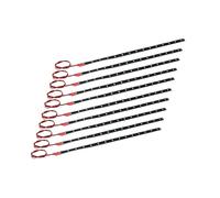 Hihaha 10 Pcs Universal LED Strip Light 12V for Car Motorcycle Red Light Durable Material