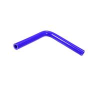 Hihaha 13mm 0.51" ID 150mm/5.91" Length 90 Degrees Silicone Elbow Hose High Temp Turbo Intercooler Intake Pipe Universal Blue 1 Pcs