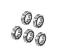 Hihaha 16003-2RS Deep Groove Ball Bearings 17mm Inner Dia 35mm OD 8mm Bore Double Sealed Chrome Steel Z2 5pcs Durable Material