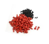 Hihaha 170Pcs Car Mushroom Shaped Tire Repair Insert Plugs Red Black Item Replacement Durable Material