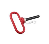 Hihaha 1pcs 5"-3.5" Magnetic Trailer Towing Hitch Clips Pins Red Durable Material