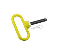 Hihaha 1pcs 5"-3.5" Magnetic Trailer Towing Hitch Clips Pins Yellow Durable Material