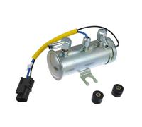 Hihaha 24V Universal Auto Electric Fuel Pump Replacement Silver Tone /1pc