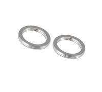 Hihaha 2pcs 30-40mm Motorcycle Exhaust Muffler Gasket for H-onda CG125 Durable Material