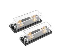 Hihaha 2pcs Black Car Audio 60 Amp ANL Fuse with In-Line Holder Fusible Durable Material
