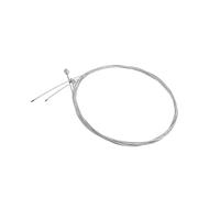 Hihaha 2pcs Silver Tone Universal Front Rear Brake Cable Wire for Bicycle Durable Material