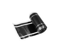 Hihaha 3.94"x70.87" Car Hood Stripe Pattern Sticker Exterior Decal Black Durable Material