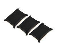 Hihaha 3 Pcs Car Wash Towel Microfiber Car Cleaning Wiping Dryer Car Washing Tool 12x8x4cm Black