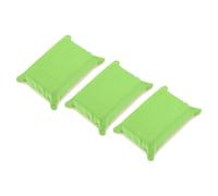 Hihaha 3 Pcs Car Wash Towel Microfiber Car Cleaning Wiping Dryer Car Washing Tool 12x8x4cm Grass Green