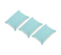 Hihaha 3 Pcs Car Wash Towel Microfiber Car Cleaning Wiping Dryer Car Washing Tool 12x8x4cm Sky Blue