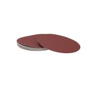 Hihaha 30 Pcs Round Sandpaper 600 Grit Hook and Loop Sanding Sheets Universal for Automotive Refinishing Woodworking 228x228mm Aluminum Oxide Red