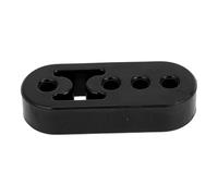 Hihaha 4 Holes Muffler Exhaust Hanger/Exhaust Pipe Mount Bracket Insulator for Car Truck/Heat-Resistant PU Rubber 12mm ID / 1 Pc Black