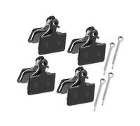 Hihaha 4 Pair Semi Metal Disc Bike Brake Pads with Split Pin for Shimano Durable Material