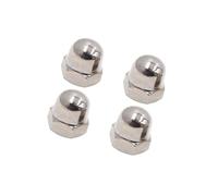 Hihaha 4pcs 10mm Thread Dia Motorcycle Rear Shock Absorber Screw Nut Durable Material