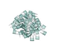 Hihaha 50 Pcs Mini 1AMP APM/ATM Universal Car Fuse Blade Style Fuses Short Circuit Protection - Automotive Car Boat Truck SUV RV - Plastic Metal Green Durable Material
