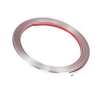 Hihaha 5m PVC Chrome Trim Strip Car Door Edge Decorate/1 Pcs Silver Tone