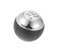 Hihaha 6 Speed Manual Gear Shifter Knob - Car Shift Lever Knob - for Mini Cooper R50 R53 2000-2006 Plastic Faux Leather Black White - 1 Pc Durable Material