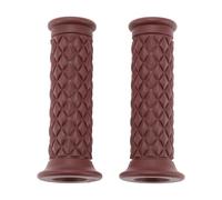 Hihaha 7/8" 22mm 15/16" 24mm Universal Motorcycle Hand Grips Cover Non Slip Rubber Handlebar Cover for Motorcycle Scooter Bicycle ATV Deep Brown 1 Pair