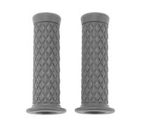 Hihaha 7/8" 22mm 15/16" 24mm Universal Motorcycle Hand Grips Cover Non Slip Rubber Handlebar Cover for Motorcycle Scooter Bicycle ATV Gray 1 Pair