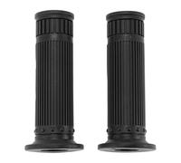Hihaha 7/8" 22mm 15/16" 24mm Universal Motorcycle Hand Grips Cover Non Slip Rubber Handlebar Grips for Motorcycle Scooter Bicycle ATV Black 1 Pair