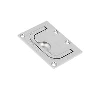 Hihaha 76x57mm Boat Floor Locker Hatch Lift Flush Ring Pull Handle Durable Material