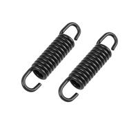 Hihaha 8cm Length Motorcycle Black Bracket Stands Bracket Spring 2pcs Durable Material