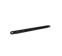 Hihaha Adjustable Aluminum Alloy Black Motorcycle Hanger Exhaust Muffler Mounting Bracket Durable Material
